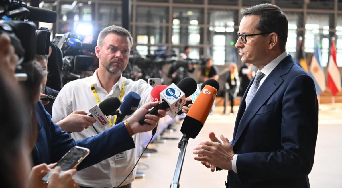 Premier Morawiecki: będziemy pilnować zasad w handlu międzynarodowym