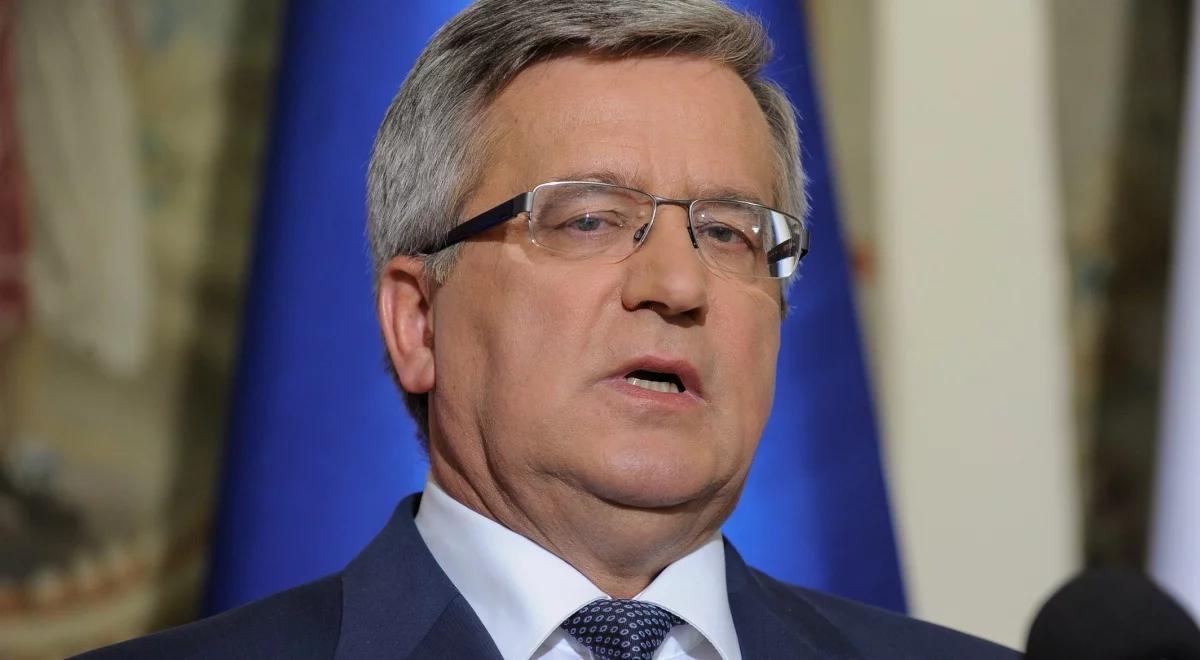 Bronisław Komorowski wycofuje się z czynnej polityki? "Będę pełnił bardzo ważną funkcję..."