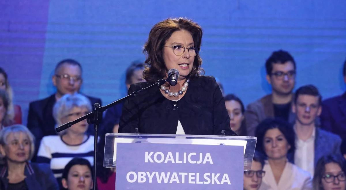 Powrót Tuska? Małgorzata Kidawa-Błońska: zostanie pozytywnie przyjęty