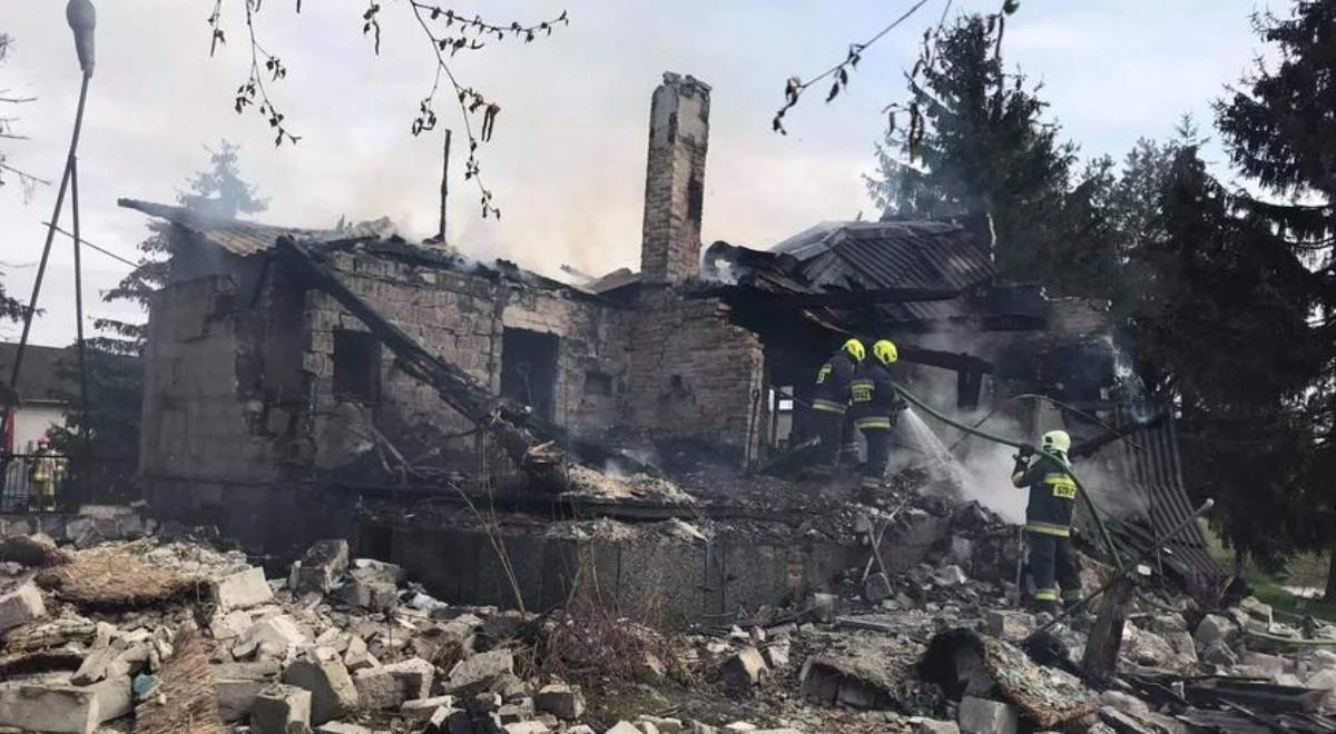 Mazowieckie: wybuch w domu jednorodzinnym. Jedna osoba nie żyje