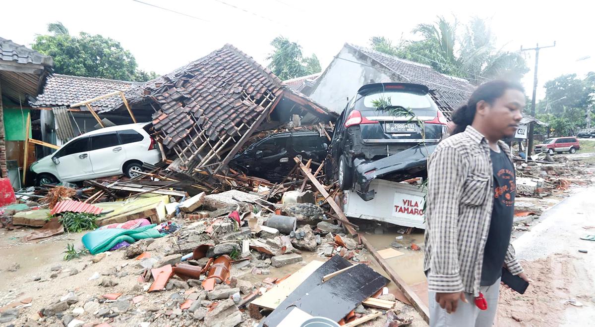 Tsunami w Indonezji. "Politycy powinni pamiętać, że przyroda jest silniejsza od ludzi"