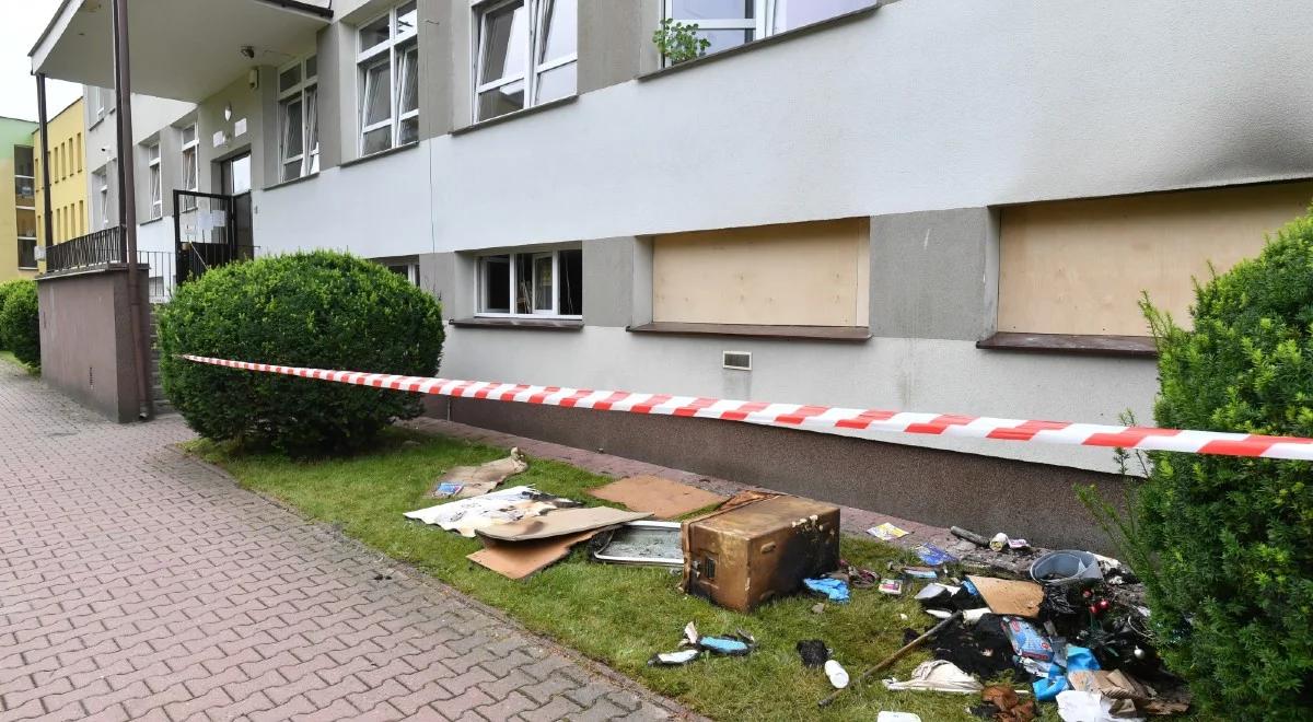 Podpalenie sanepidu w Zamościu. Policja: zatrzymanie sprawcy kwestią czasu