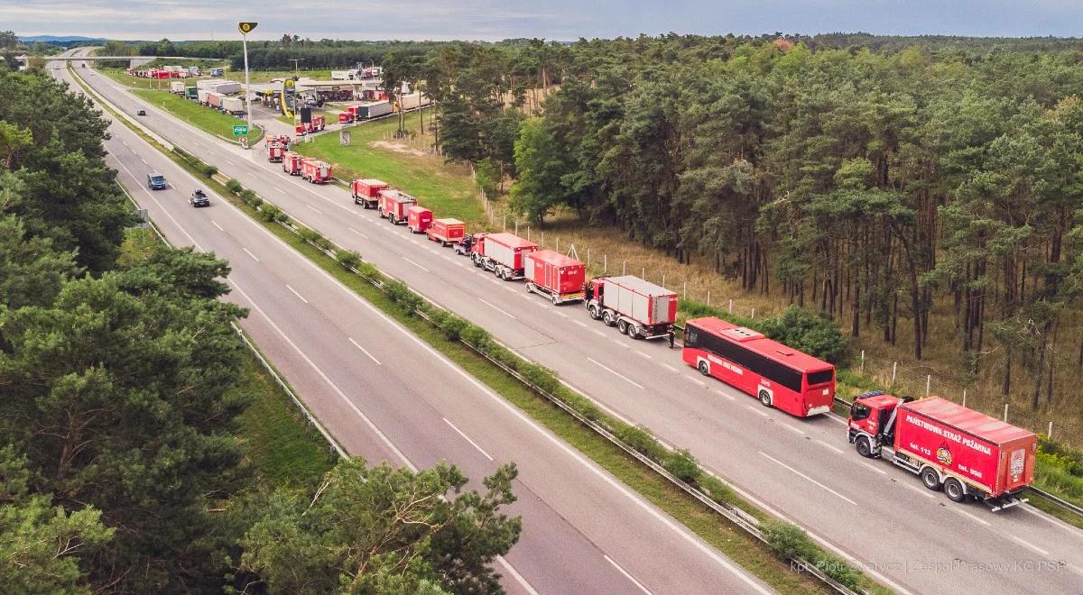 Polscy strażacy dotarli do Grecji. Rano rozpoczną walkę z żywiołem