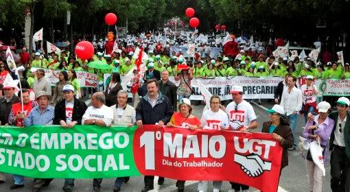 Święto Pracy: kolorowe tłumy, manifestacje na ulicach
