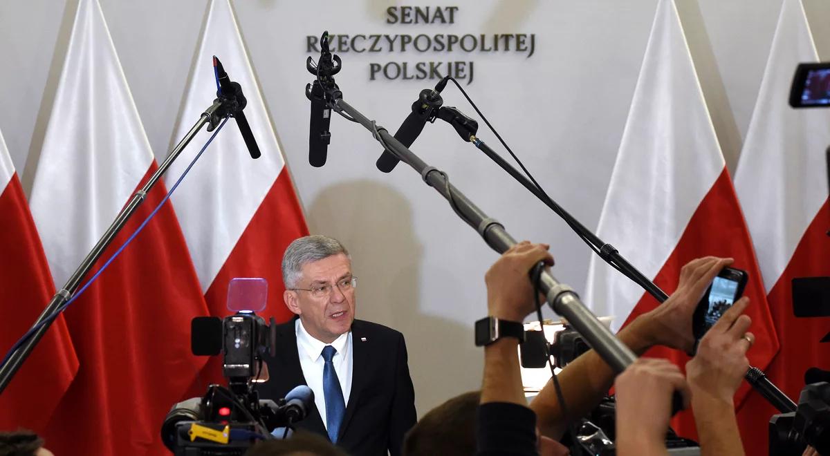 Marszałek Senatu rozmawia z liderami partii ws. kryzysu sejmowego