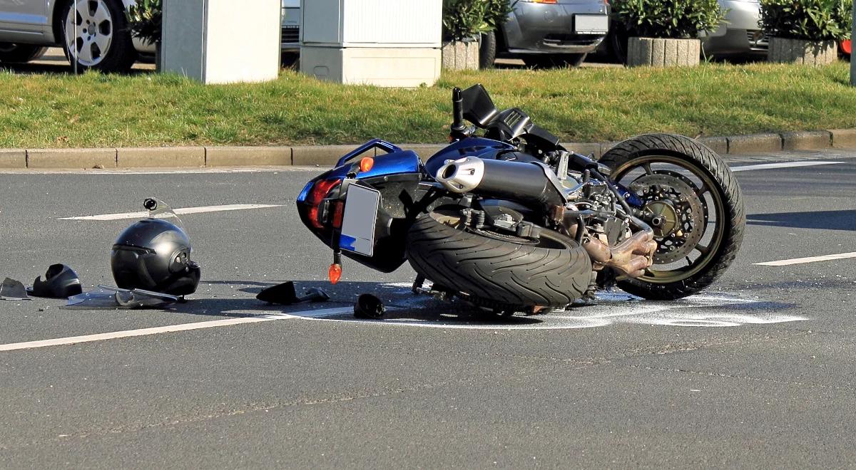 Więcej wypadków z udziałem motocyklistów. Policja podała nowe dane