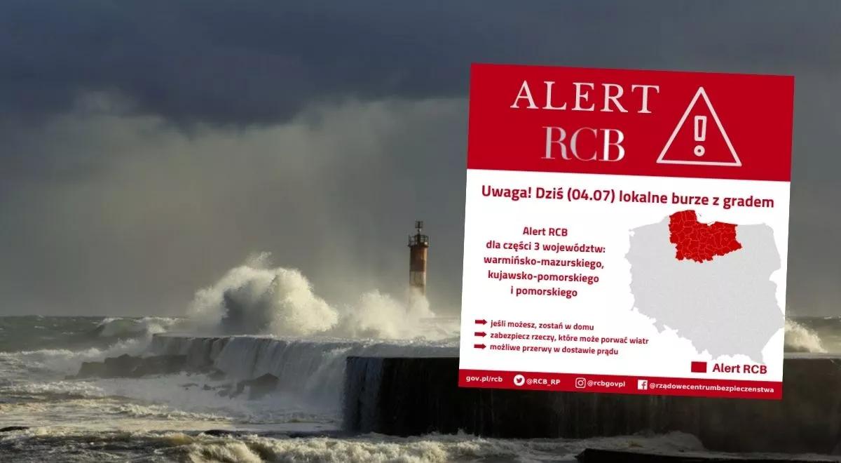 Alert RCB. W tym regionie możliwe burze z gradem i przerwy w dostawie prądu