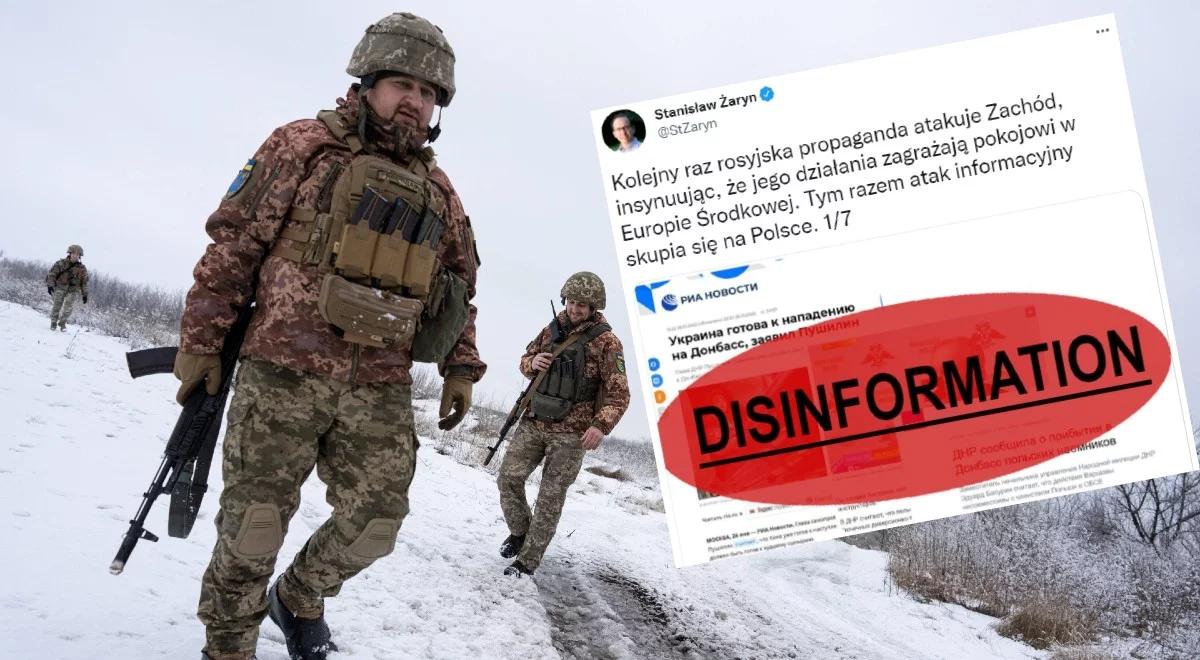 Rosyjska propaganda mówi o "polskich najemnikach" w Donbasie. Żaryn: to szukanie pretekstu do napaści