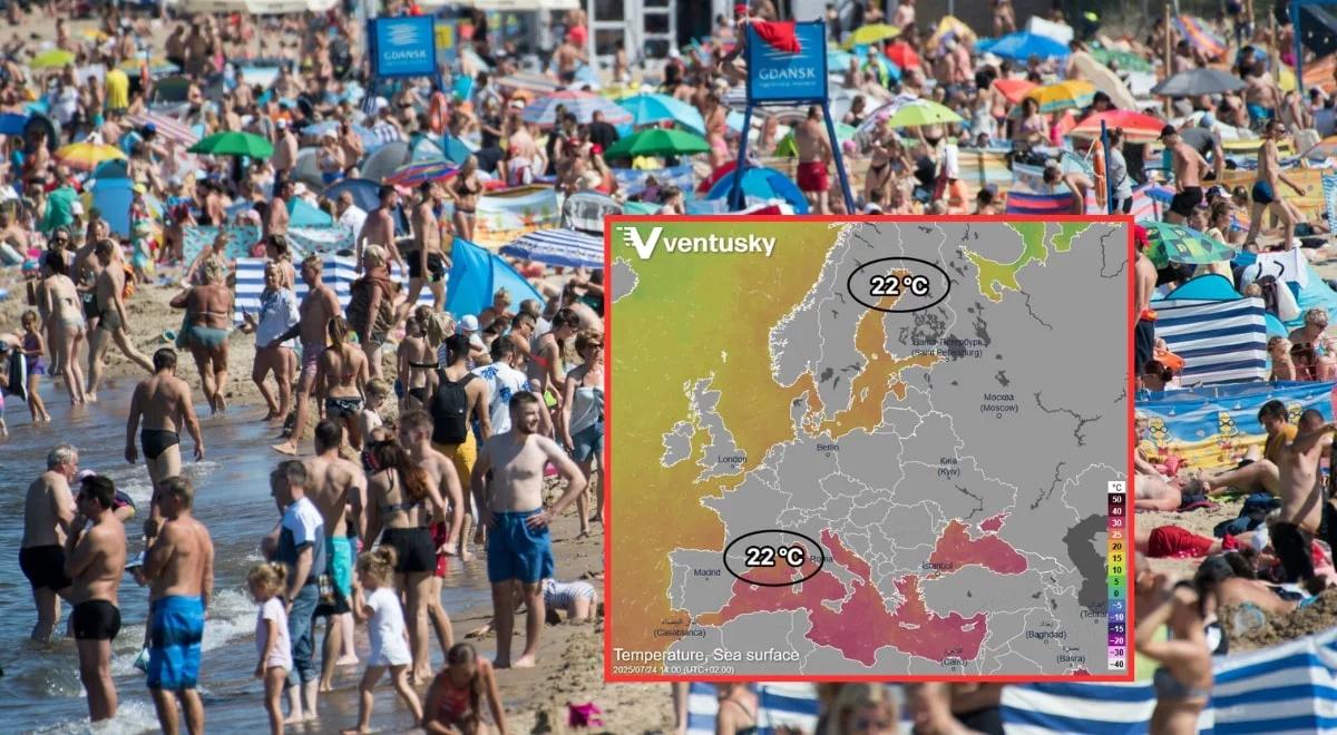 Woda w Bałtyku jak na Lazurowym Wybrzeżu. Temperaturowa anomalia