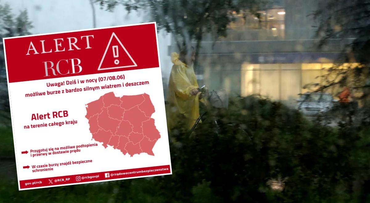 Pilny alert RCB na terenie całej Polski
