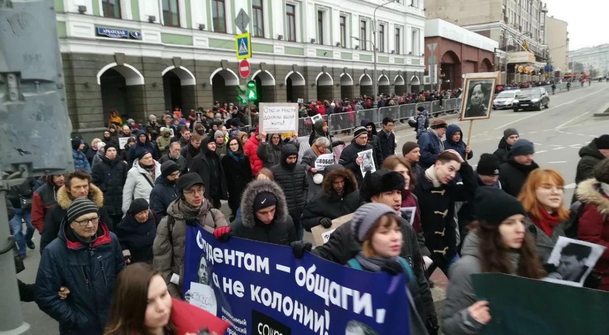 Rosjanie wyszli na ulice. Zatrzymania podczas demonstracji w Moskwie