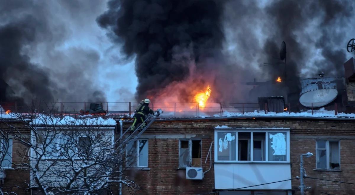 Rosja masowo atakuje Ukrainę irańskimi dronami. W Kijowie zestrzelono 12 celów