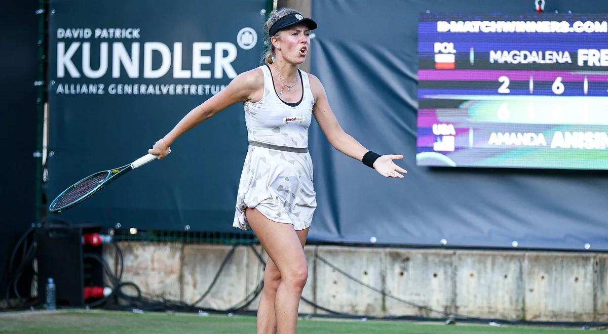 Magdalena Fręch rozczarowała. Szybkie pożegnanie z Wimbledonem