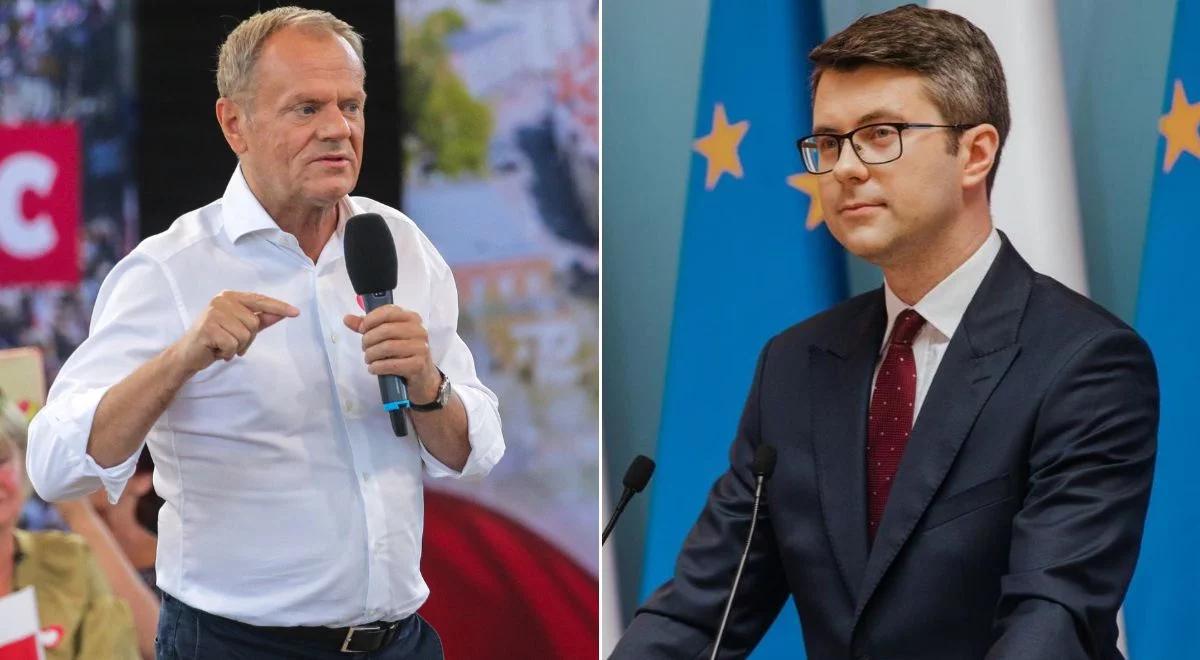 "Manipuluje, próbuje łączyć rzeczy ze sobą niezwiązane". Müller odpowiada Tuskowi