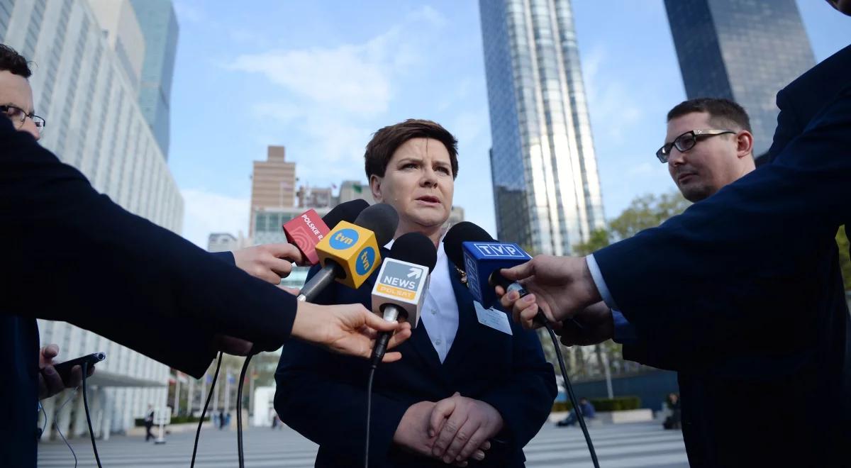 Premier Beata Szydło zapowiada ocenę ministrów