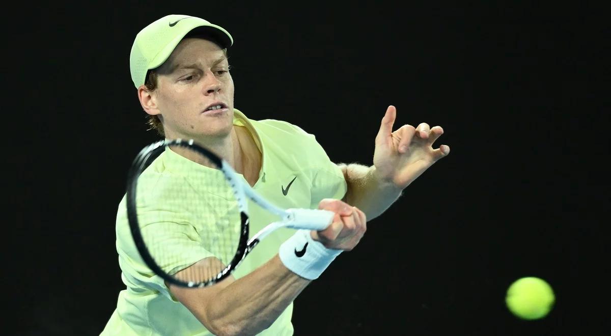 Jannik Sinner rozbił Aleksa de Minaura. Lider rankingu ATP w najlepszej czwórce Australian Open