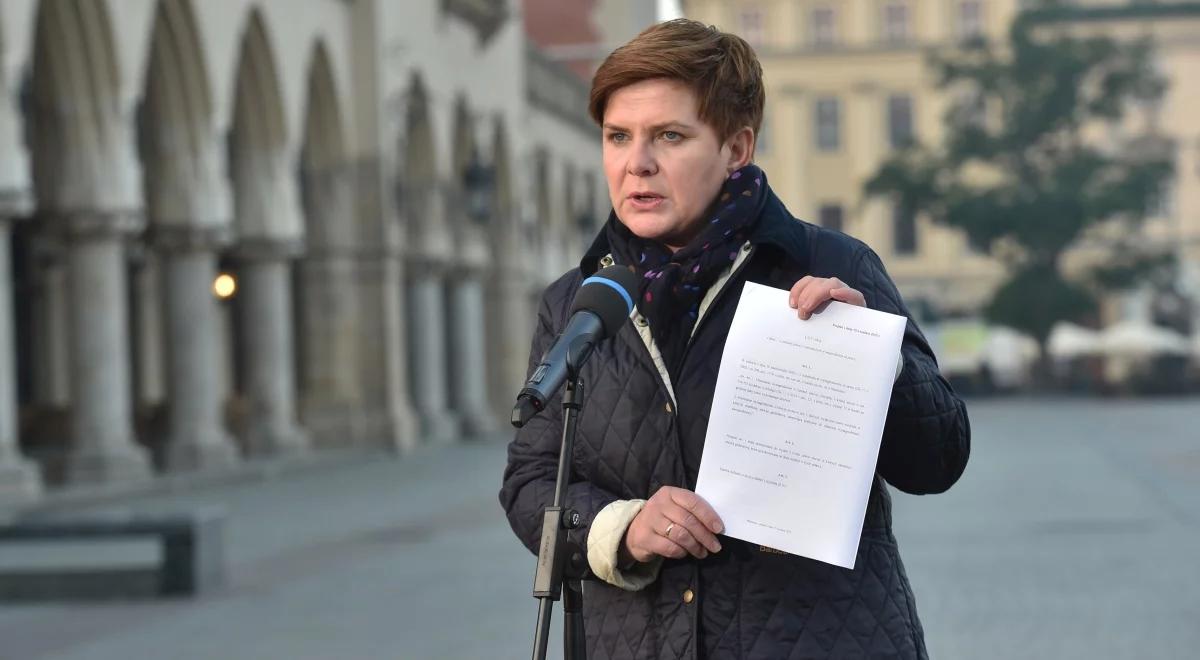   Beata Szydło: składam projekt ustawy "o minimalnej stawce za godzinę 12 zł". To test na wiarygodność Ewy Kopacz