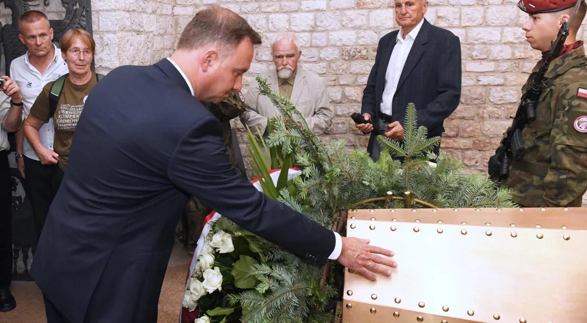 Andrzej Duda wziął udział w obchodach rocznicy wymarszu I Kompanii Kadrowej w Krakowie
