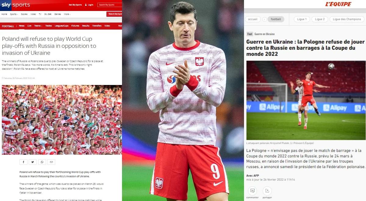 Rosja - Polska. Świat reaguje na polski apel. "Gianni Infantino pod ogromną presją"