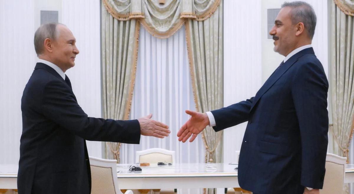 Ankara pośrednikiem w rozmowach pokojowych? Minister spotkał się z Putinem