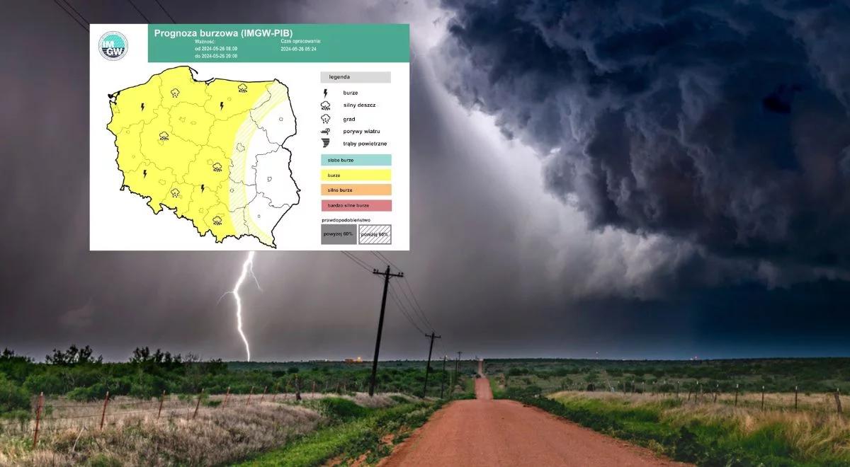 Setki interwencji strażaków w związku z gwałtownymi burzami. Dziś również będzie niebezpiecznie