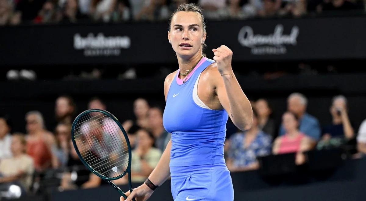 WTA Brisbane. Pierwszy triumf Sabalenki w sezonie