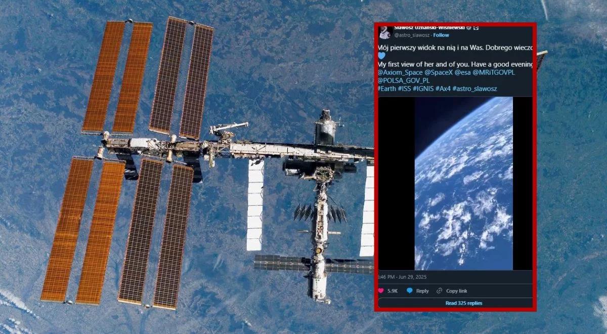 Pierwsze polskie zdjęcie Ziemi z ISS. Uznański-Wiśniewski pozdrowił rodaków