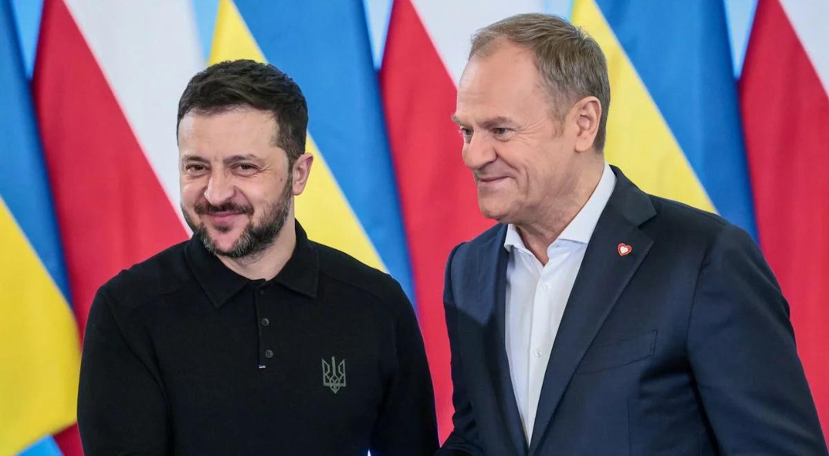 Zełenski dziękuje Polsce. "Jestem wdzięczny za wsparcie"