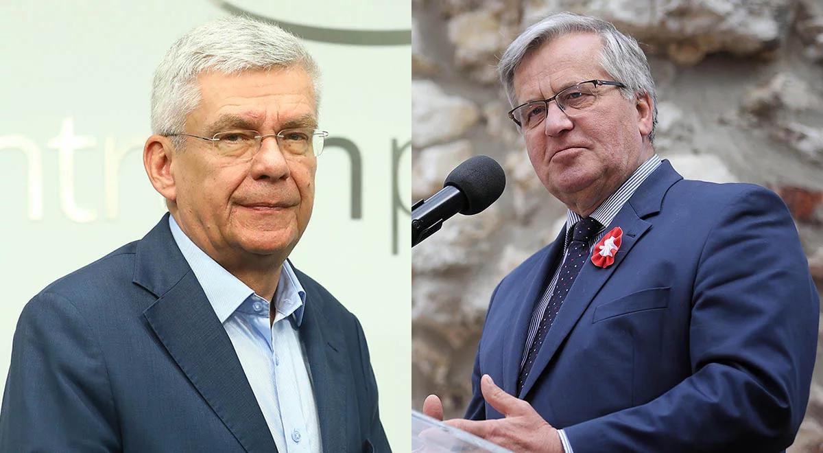 "Te słowa są bardzo szkodliwe". Karczewski o wypowiedzi Komorowskiego na temat Zełenskiego i Putina