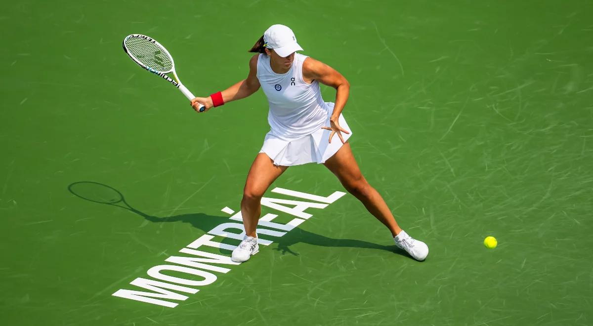 WTA Montreal: Iga Świątek w rewelacyjnej formie. Polka jest na najlepszej drodze do finału