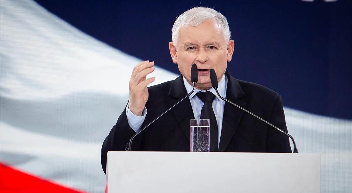 "Trzeba zrównać się z zachodnią częścią UE". Jarosław Kaczyński o celu Polskiego Ładu
