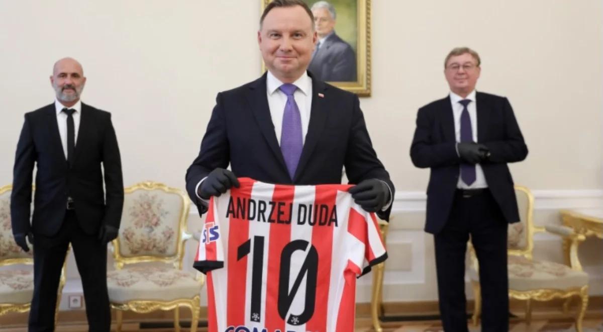 Prezydent Andrzej Duda przyjął delegację Cracovii