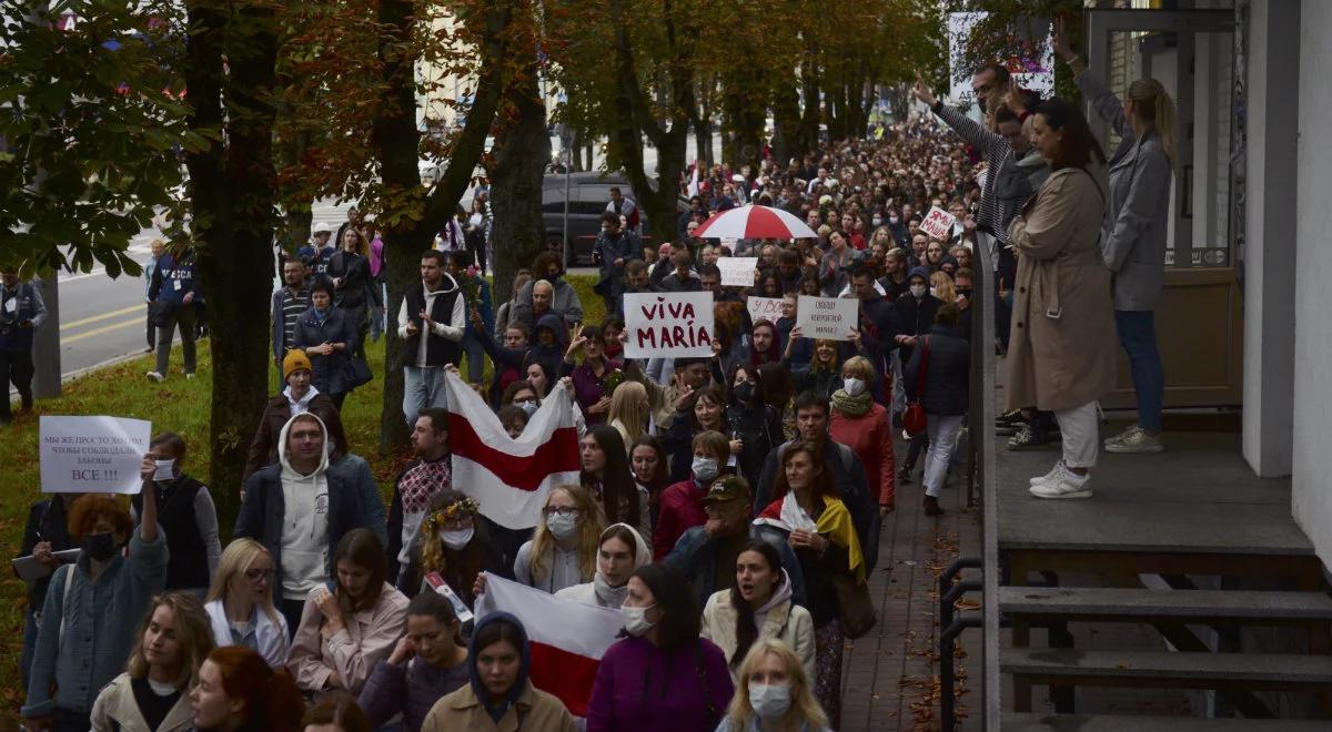 "Bariery strachu już nie ma, zmiany są nieodwracalne". Szef MSZ o sytuacji na Białorusi