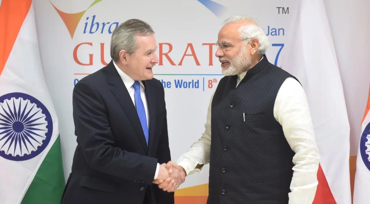 Wicepremier Gliński w Indiach. Rozmowy o inwestycjach i kulturze