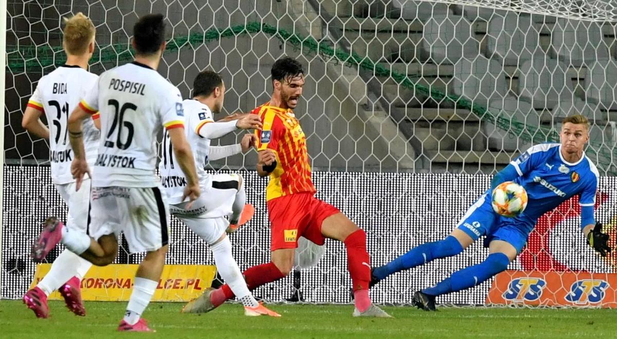 Ekstraklasa: Jagiellonia nowym liderem rozgrywek. Pewna wygrana w Kielcach