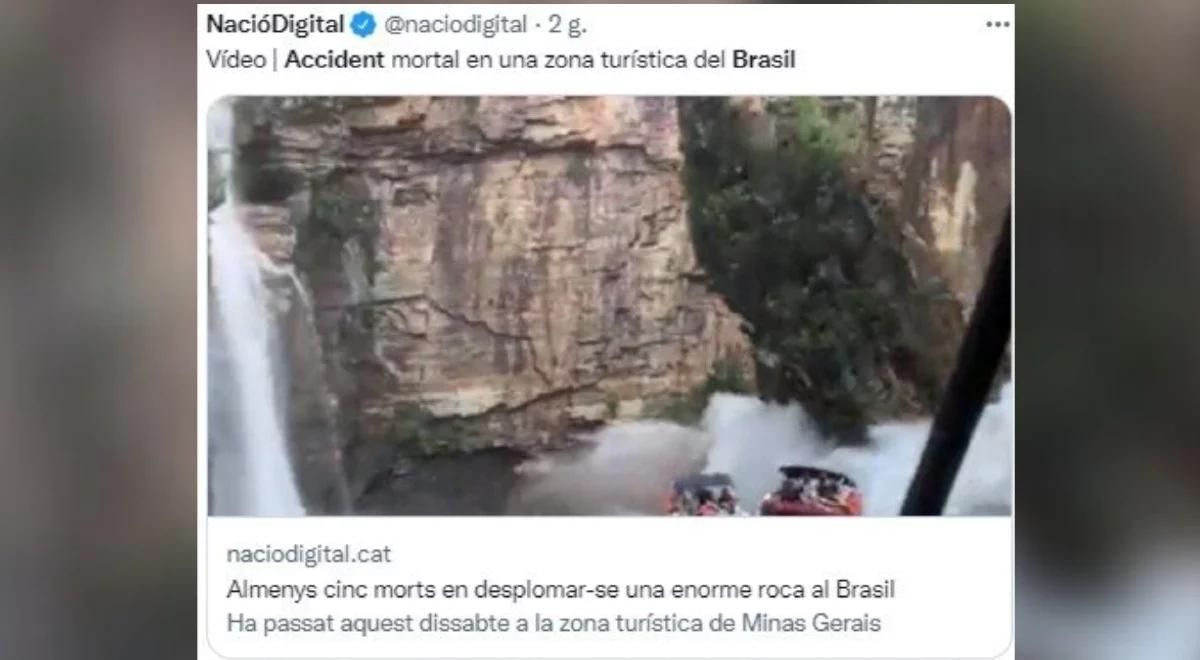 Brazylia: tragedia na jeziorze Furnas. Są ofiary śmiertelne, trwają poszukiwania 20 osób