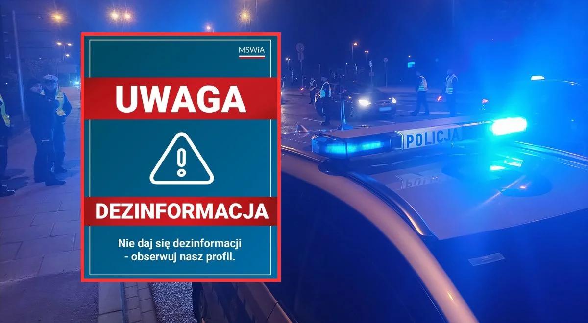 Piszą, że Ukrainiec zabił trzy osoby w Krakowie. MSWiA: to fake news