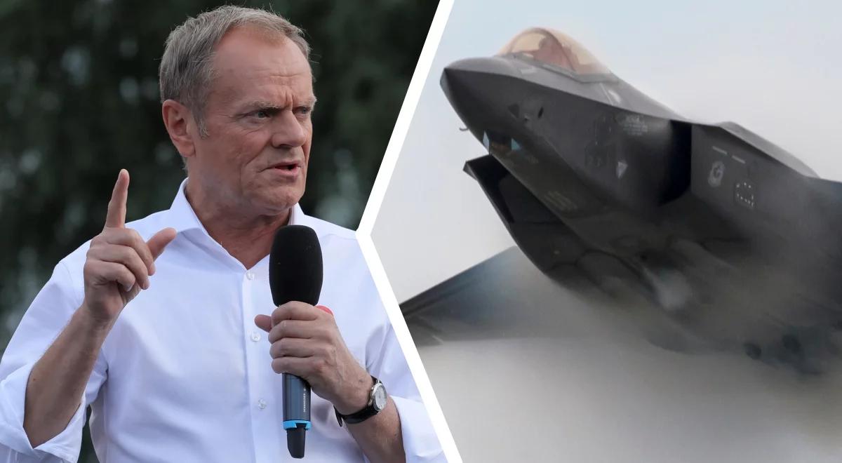 Tusk powielił fake newsa o F-35. Lider PO powtórzył sprostowaną wiele godzin wcześniej informację