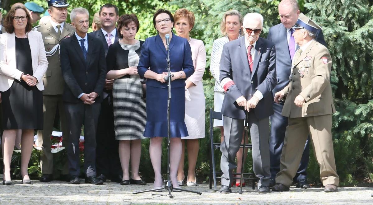 Ewa Kopacz: powstańcy warszawscy pokazali, że ojczyzna to świętość