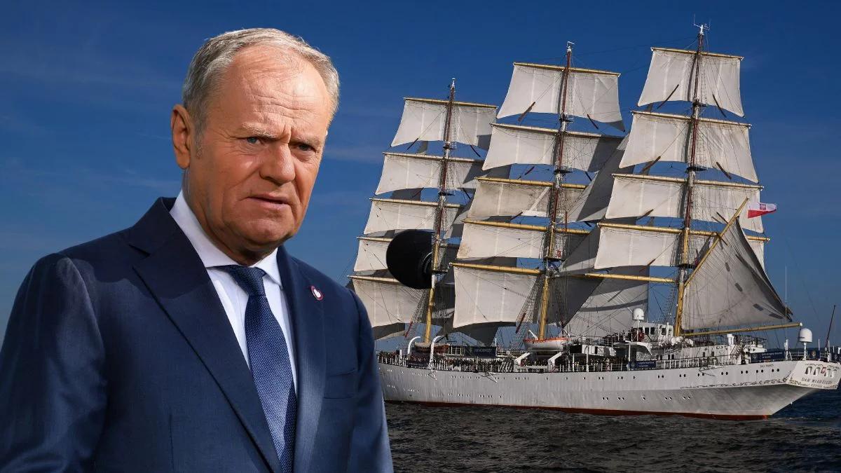 Tusk ogłosił budowę nowego żaglowca. Imię wybiorą Polacy