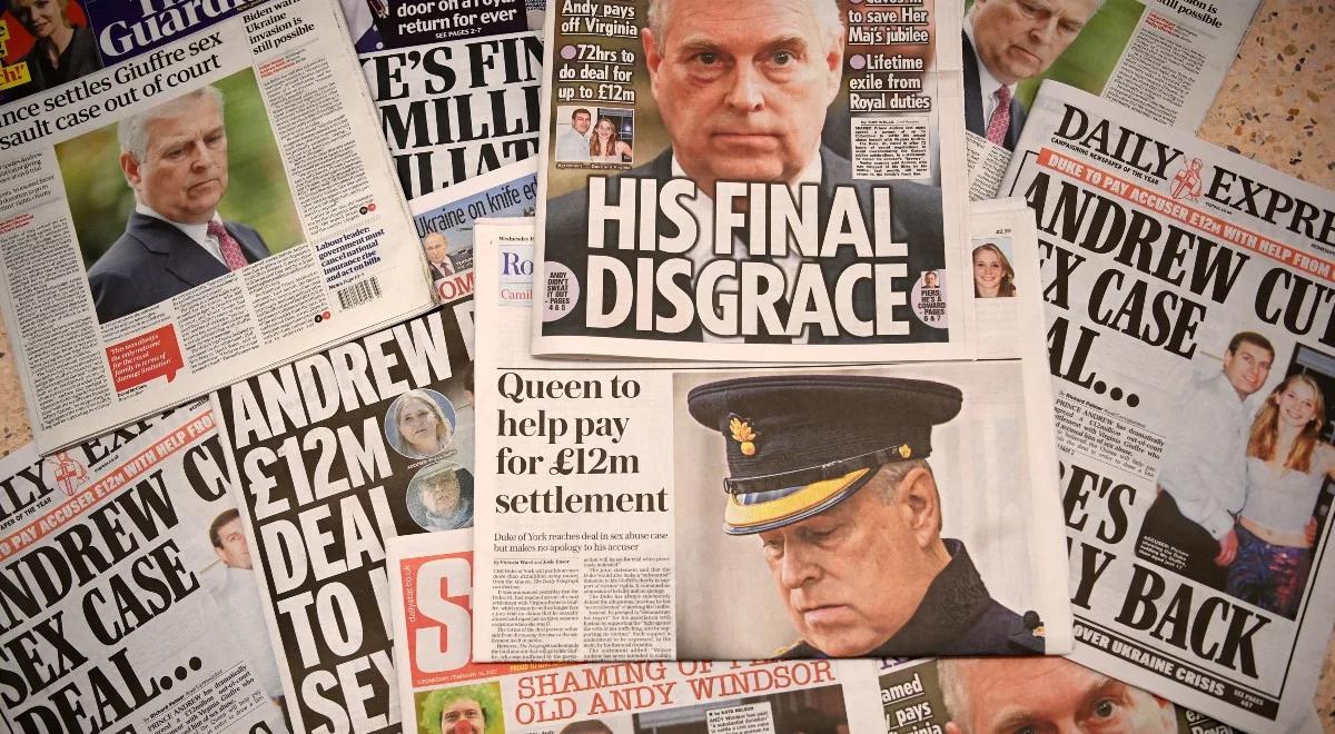 Książę Andrzej miał wykorzystać seksualnie 17-latkę. Media: w ramach ugody zapłaci miliony funtów