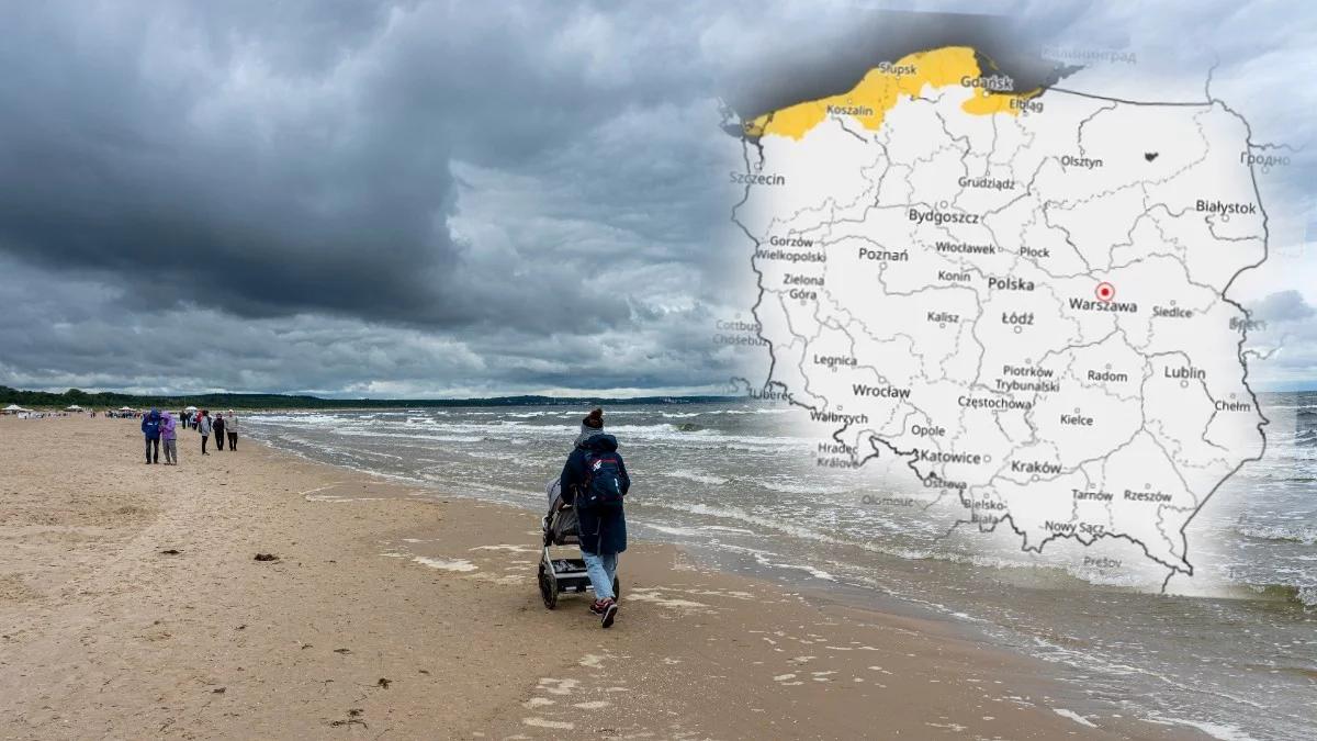 Pogoda: dużo chmur, przelotny deszcz, nad morzem możliwe burze. Sprawdź prognozę