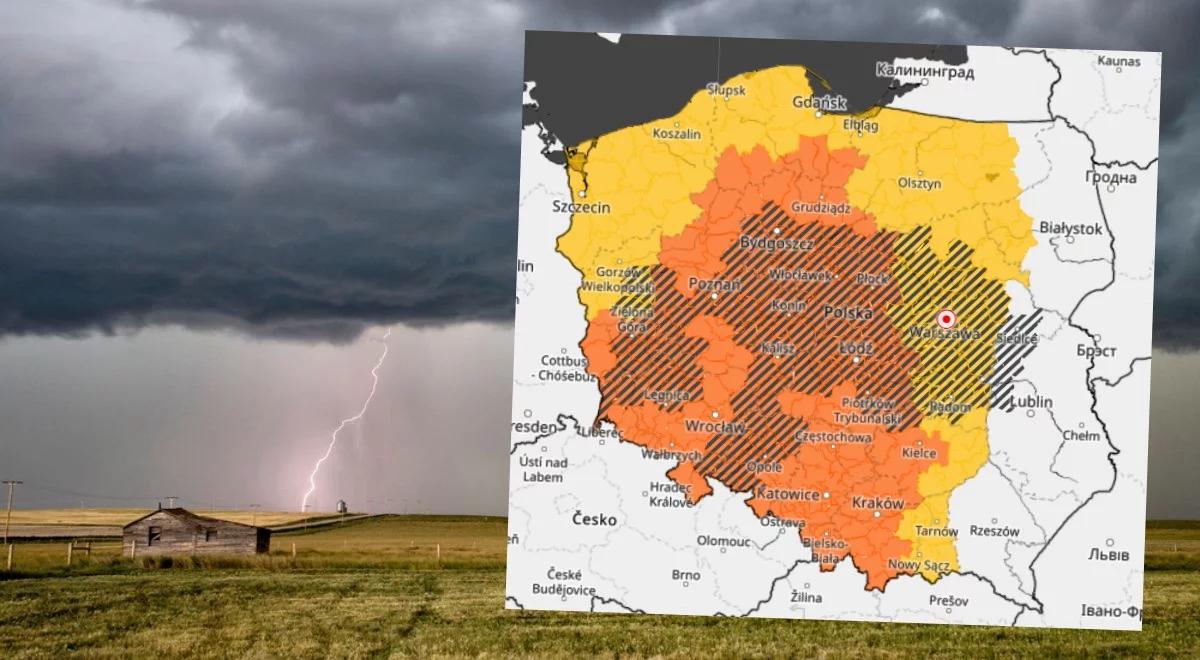 Czekają nas burze z ulewnym deszczem, a nawet gradem. IMGW wydał alerty