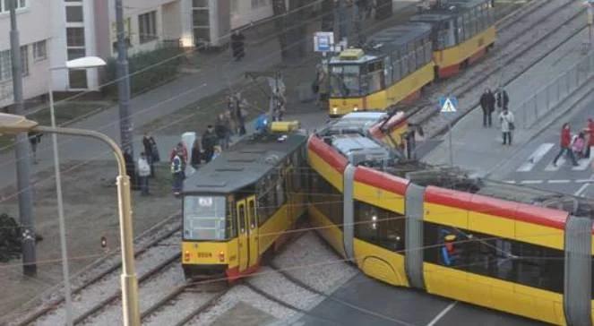 Warszawa: kolejna kolizja tramwajów. Tym razem na Pradze