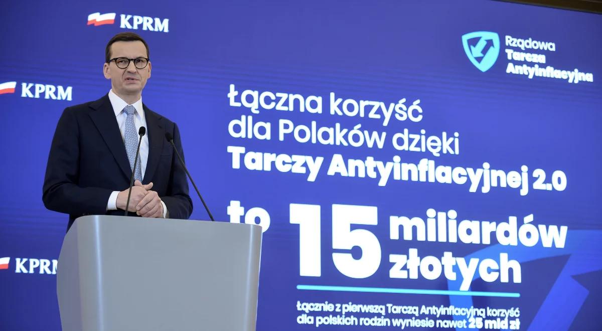 Tarcza antyinflacyjna 2.0. Premier pokazał, ile zaoszczędzimy dzięki obniżce VAT