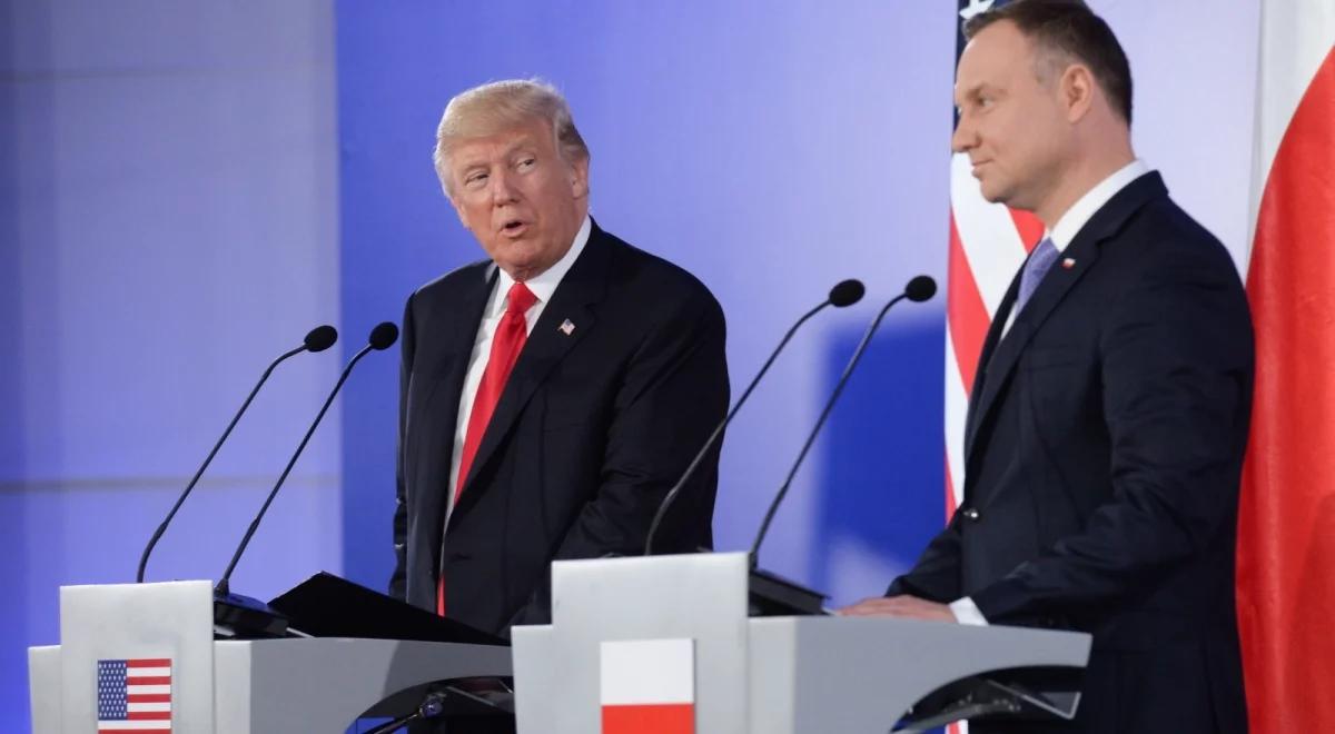 Obecność wojsk amerykańskich w Polsce głównym tematem rozmów Duda-Trump?