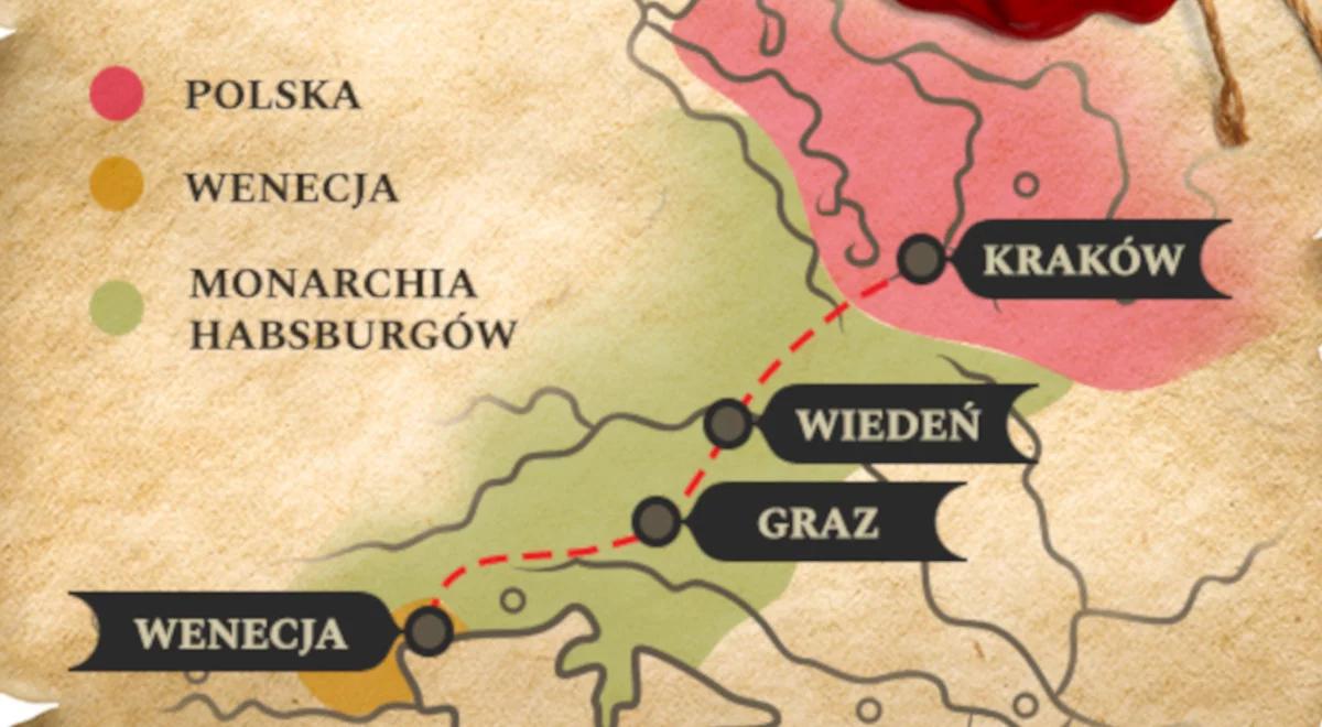 Polecony konno do Wenecji - początki polskiej poczty [INFOGRAFIKA]