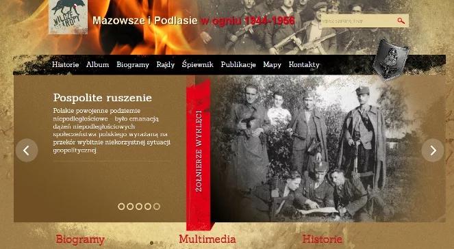 "Wilcze tropy". Portal IPN o podziemiu niepodległościowym 