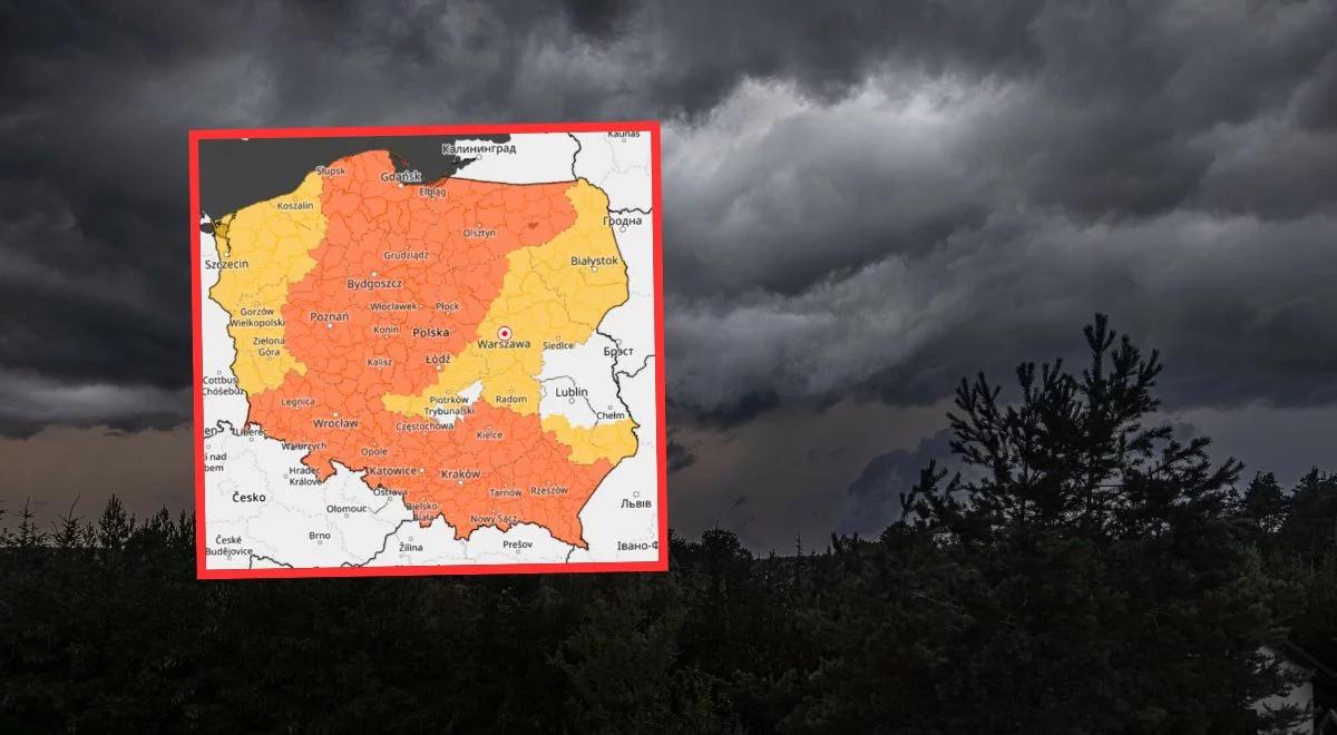 Załamanie pogody 2, 3 i 4 maja. Mapa alertów IMGW