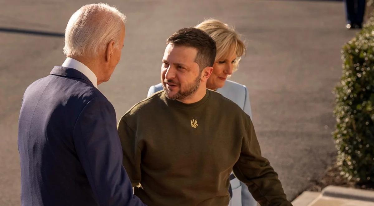 "Ukraińcy żartują, że w tym samym czasie Putin widzi się z Łukaszenką". Grzywaczewski o spotkaniu Biden-Zełenski